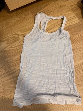 Women's Lululemon White Racerback Tank Top